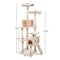Pet Adobe Pet Adobe Cat Tree House, Multi-Level, Scratching Posts, Condos, Perches & Toys, 66-"Tall, Beige 367508WFD - alternate 3